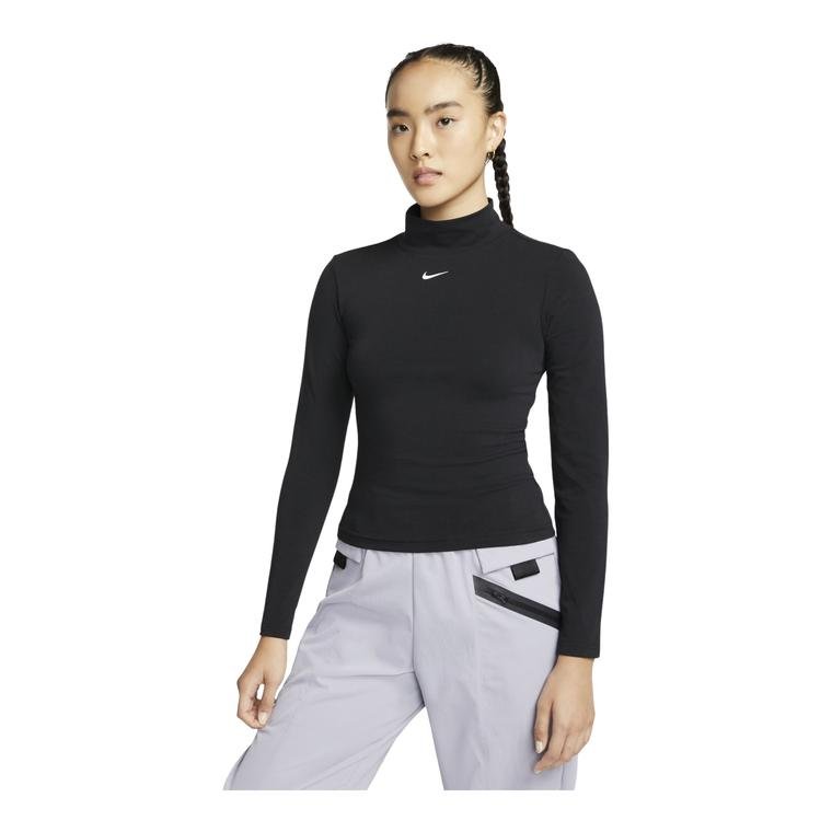 Nike Sportswear Collection Essentials Mock Neck Long-Sleeve Kadın Tişört