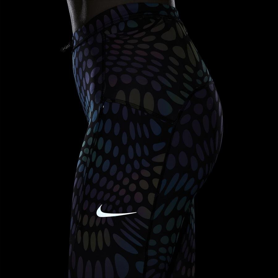  Nike Dri-Fit Run Division Printed Mid-Rise Running Kadın Tayt