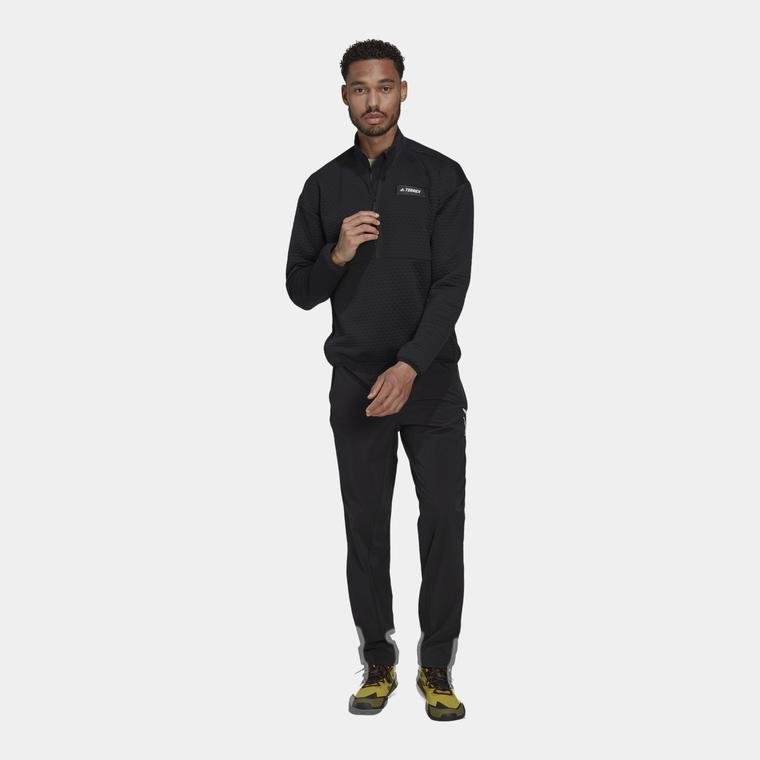 adidas Terrex Hike Fleece Half-Zip Erkek Sweatshirt