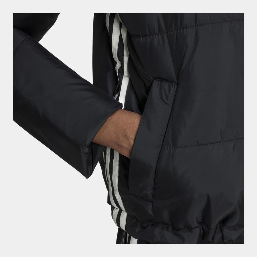  adidas Sportswear Short Puffer 3-Stripes Full-Zip Kadın Ceket