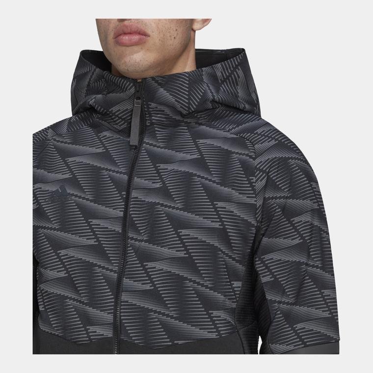 adidas Essential Designed For Gamedey Full-Zip Hoodie Erkek Sweatshirt