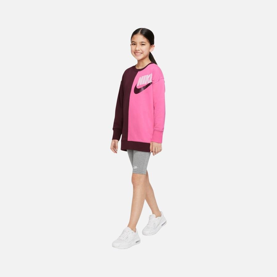 Nike Sportswear French Terry Color Block (Girls') Çocuk Sweatshirt