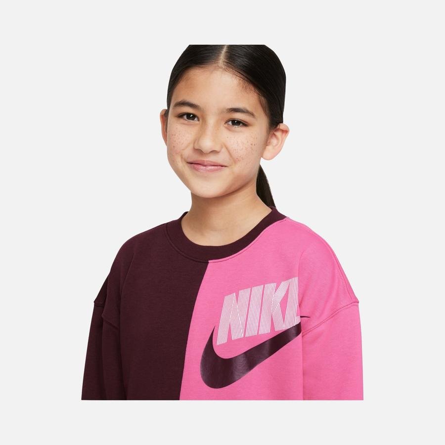  Nike Sportswear French Terry Color Block (Girls') Çocuk Sweatshirt
