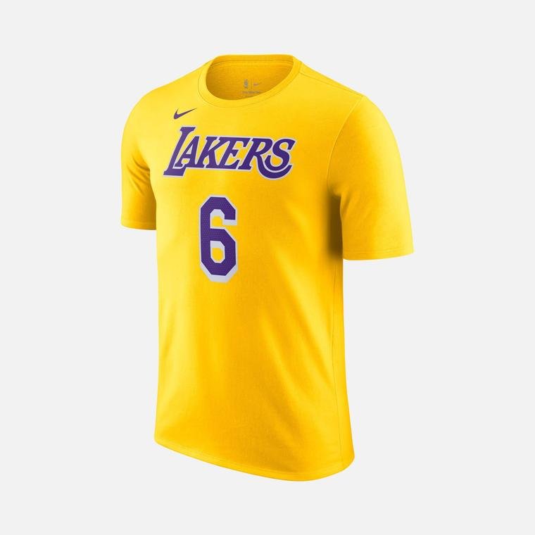 Nike Los Angeles Lakers NBA Essential Short-Sleeve Erkek Tişört