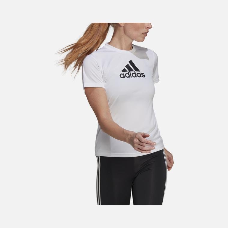 adidas Primeblue Designed 2 Move Logo Short-Sleeve Kadın Tişört