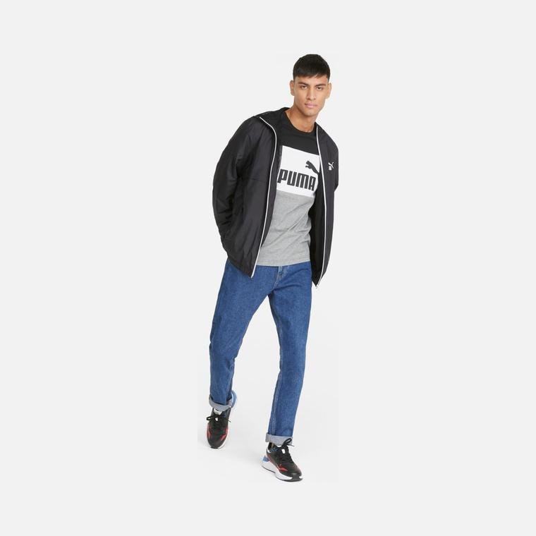 Puma Sportswear Ess+ Solid Windbreaker Full-Zip Erkek Ceket