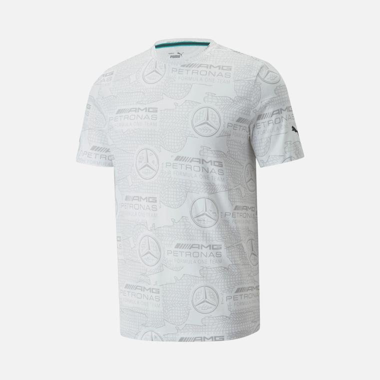 Puma Mercedes F1 AOP Logo Short-Sleeve Erkek Tişört