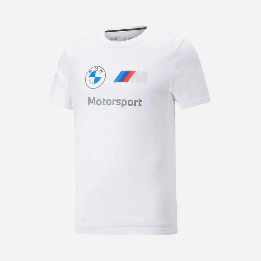  Puma BMW M Motorsport Essentials Logo Short-Sleeve Erkek Tişört
