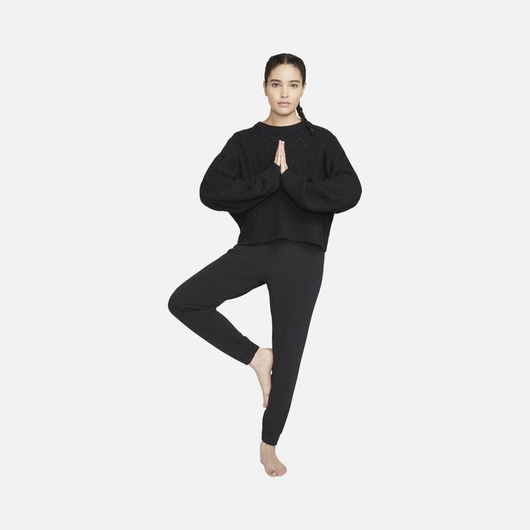 Nike Yoga Dri-Fit 7/8 Fleece Kadın Eşofman Altı