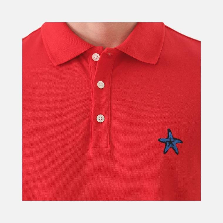 John Frank Identity Starfish Polo Short-Sleeve Erkek Tişört