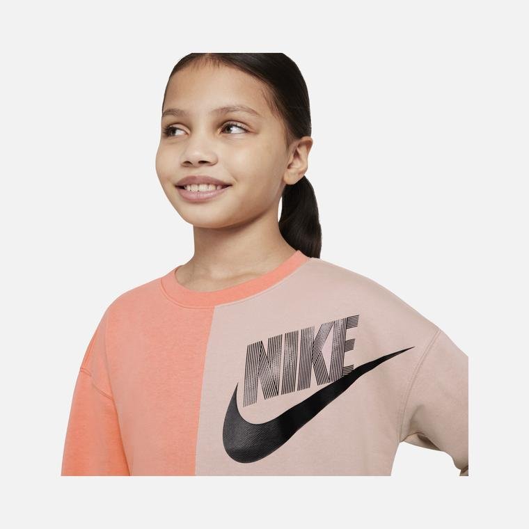 Nike Sportswear French Terry Color Block (Girls') Çocuk Sweatshirt