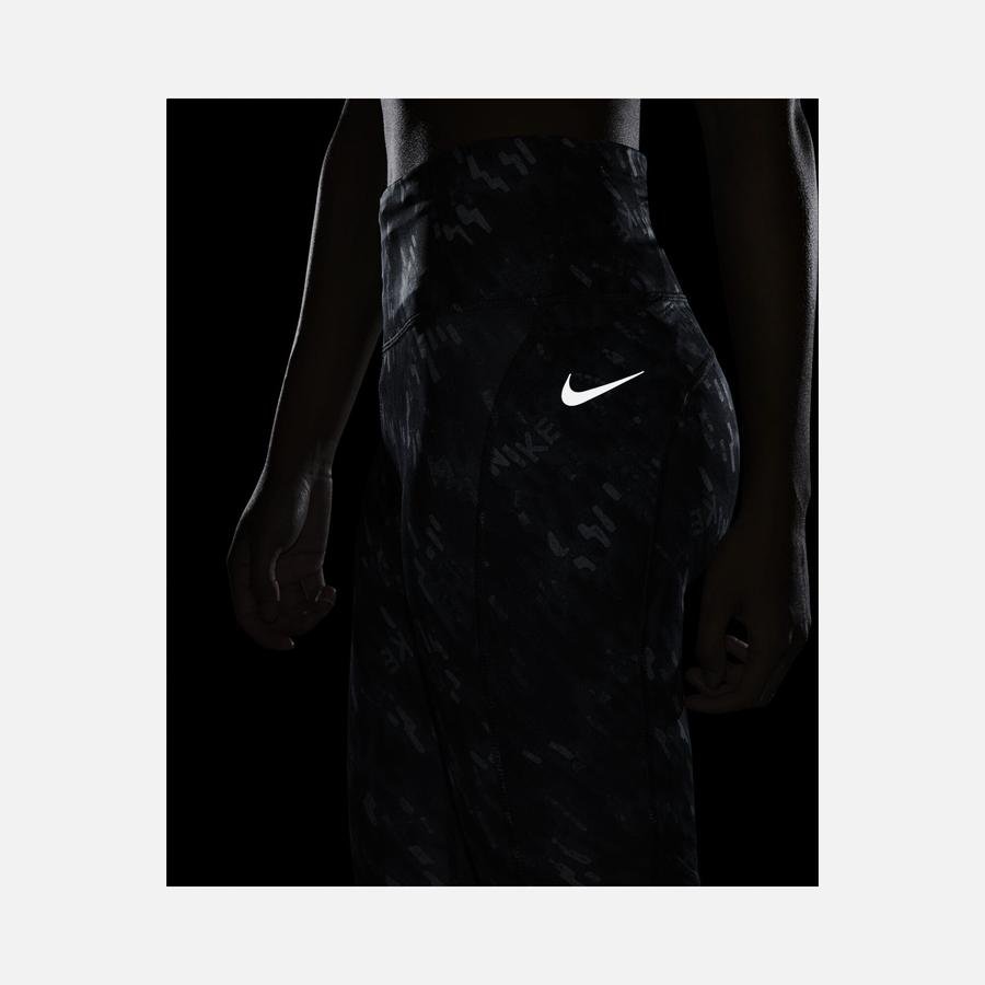  Nike Dri-Fit Epic Fast Mid-Rise Printed Running Kadın Tayt