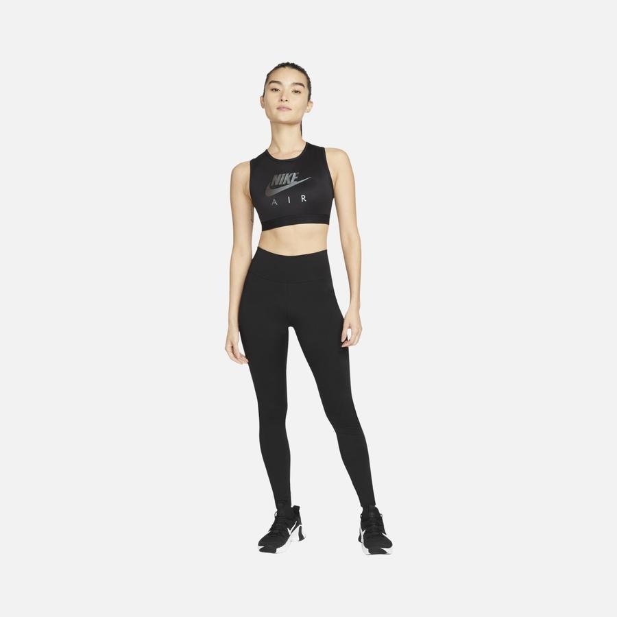  Nike Air Dri-Fit Swoosh Medium-Support High-Neck Sports Training Kadın Bra