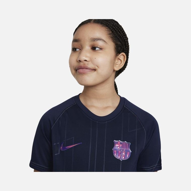 Nike FC Barcelona Pre-Match Deplasman Short-Sleeve Çocuk Tişört
