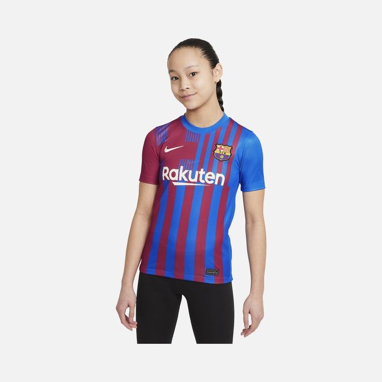 Nike FC Barcelona 2021-2022 Stadyum İç Saha Çocuk Forma