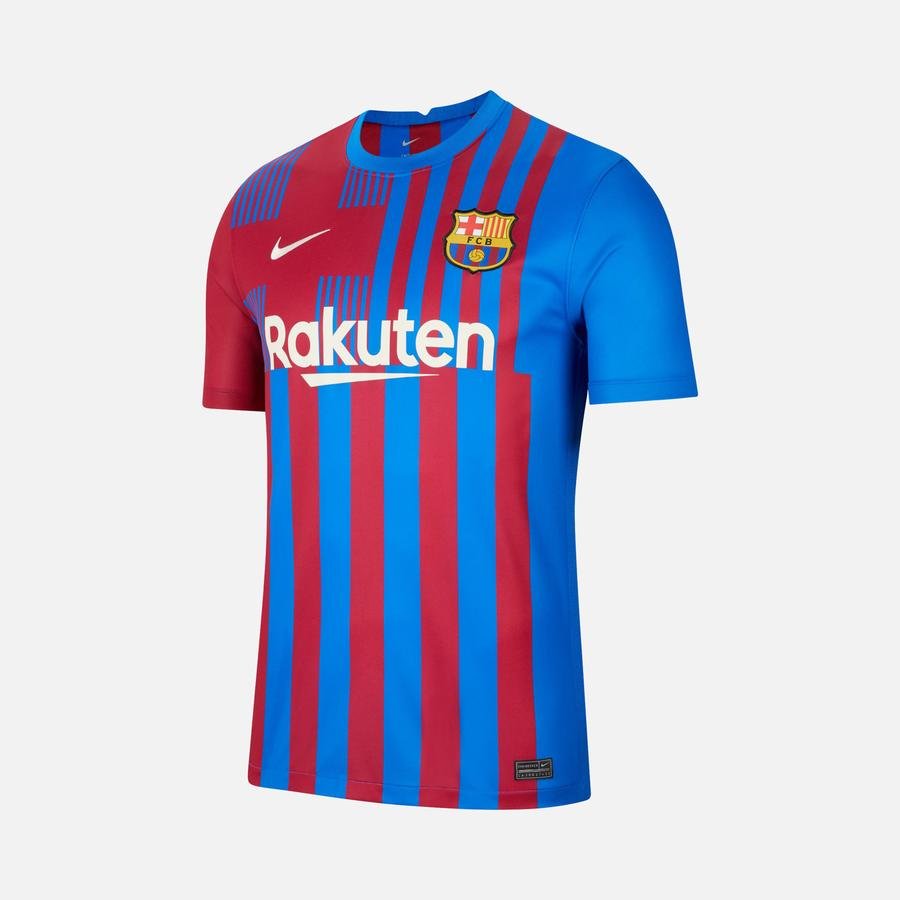  Nike FC Barcelona 2021-2022 Stadyum İç Saha Erkek Forma
