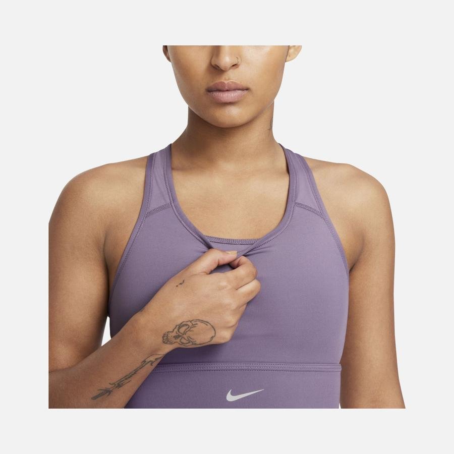  Nike Dri-Fit Swoosh Medium-Support 1-Piece Kadın Bra