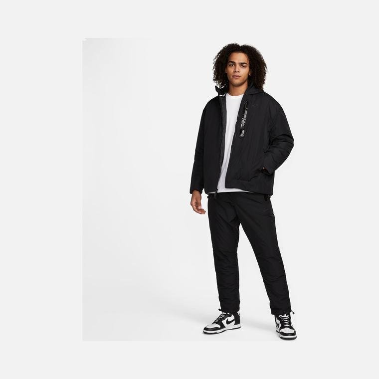 Nike Sportswear Therma-Fit Woven Tech+ Insulated Full-Zip Hoodie Erkek Ceket