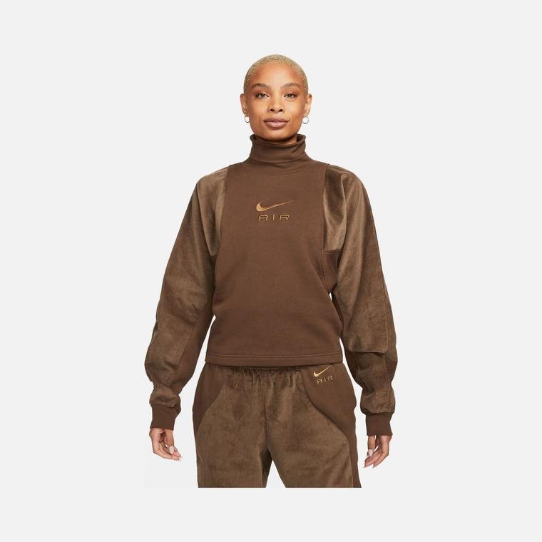 Nike Sportswear Air Cord Fleece Choker Kadın Sweatshirt