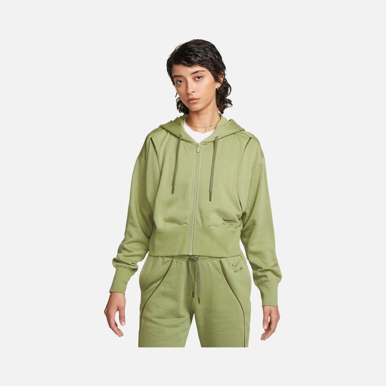 Nike Sportswear Air Fleece Cropped  Full-Zip Hoodie Kadın Sweatshirt