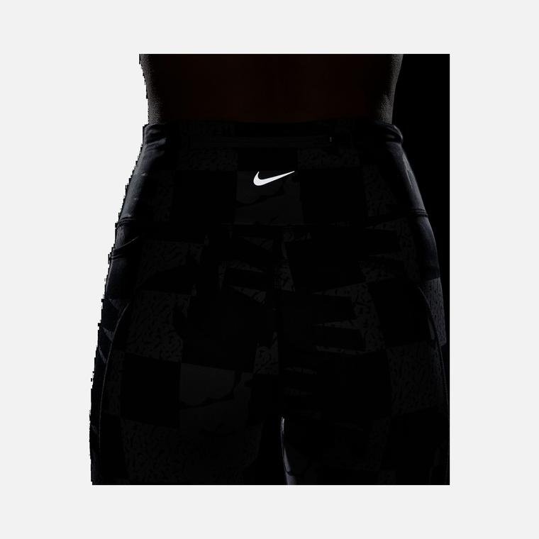 Nike Dri-Fit Epic Fast Graphic Mid-Rise Running Kadın Tayt