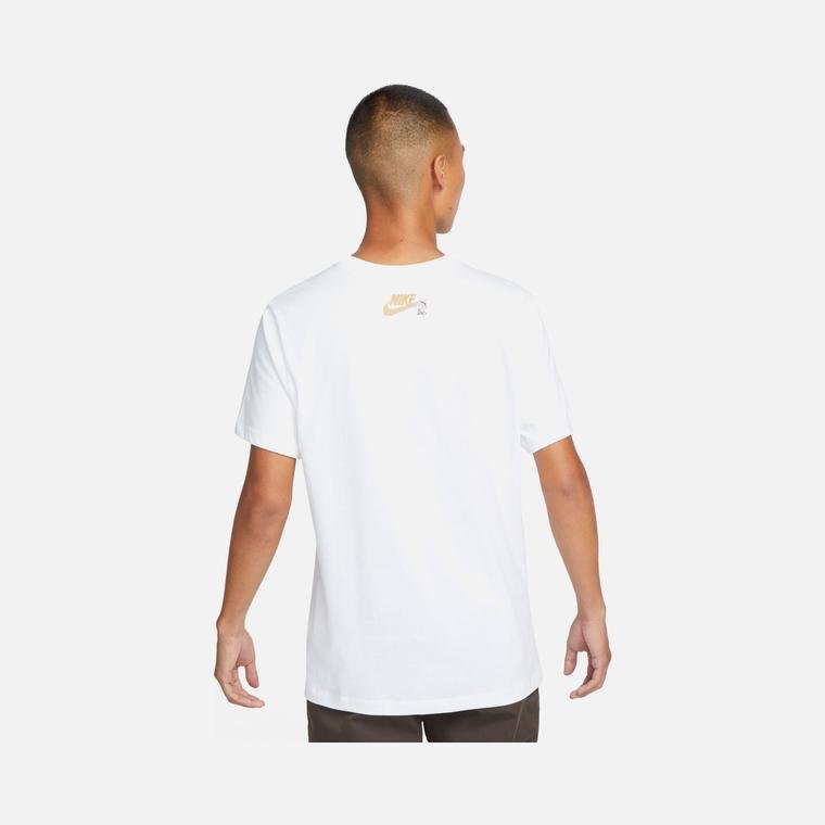 Nike Sportswear Coffee Swoosh Graphic Short-Sleeve Erkek Tişört