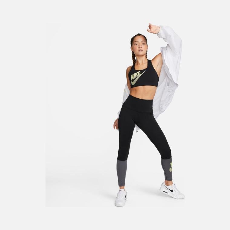 Nike Dri-Fit Swoosh Medium-Support Non-Padded Dance Training Kadın Bra
