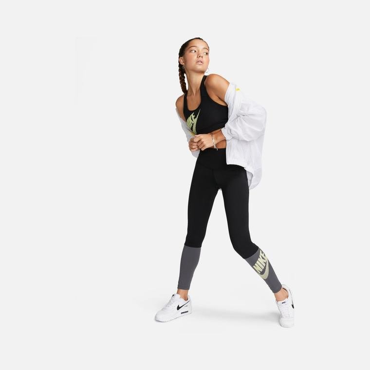 Nike One Colorblock High-Waisted Dance Training Kadın Tayt