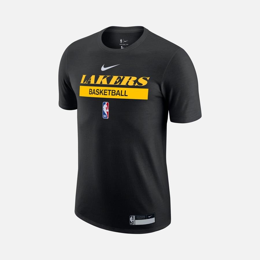  Nike Dri-Fit Los Angeles Lakers Essential Printed Graphics Short-Sleeve Erkek Tişört