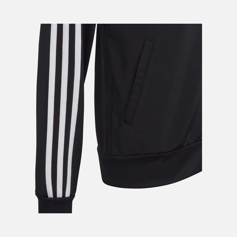 adidas Essentials 3-Stripes Full-Zip (Girls') Çocuk Eşofman Takımı
