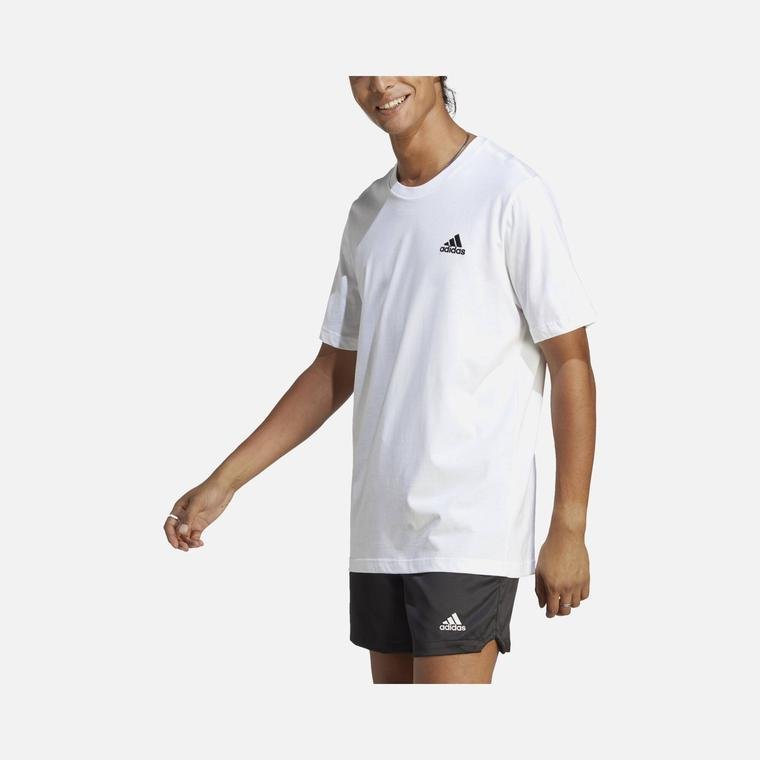 adidas Essentials Single Jersey Embroidered Small Logo Short-Sleeve Erkek Tişört