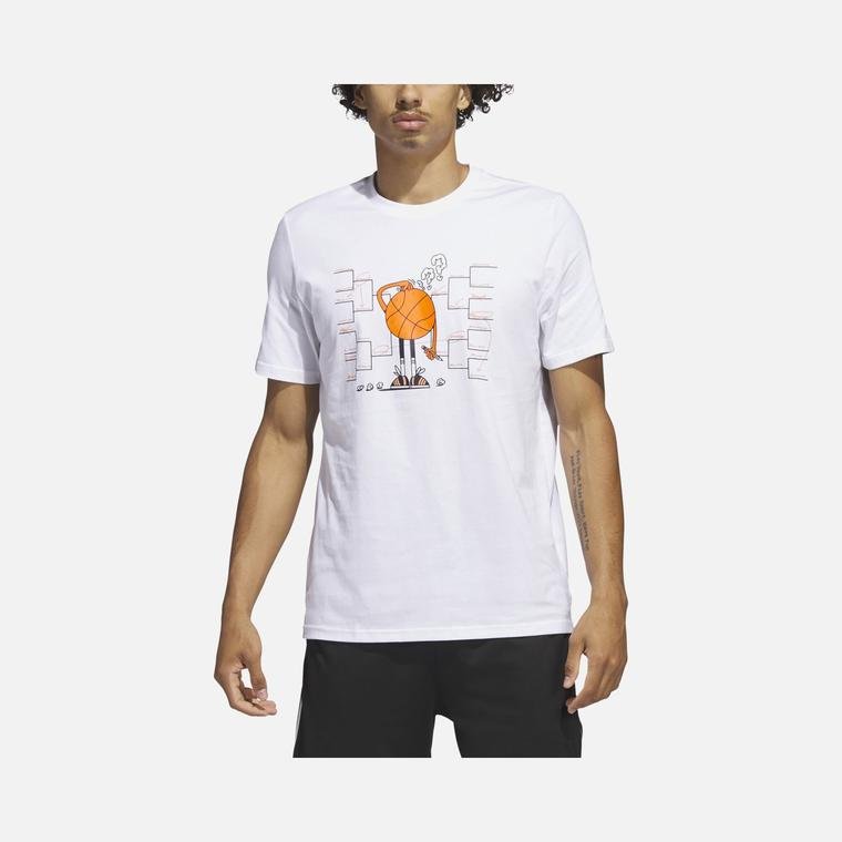 adidas Lil'Stripe Basketball Graphic Short-Sleeve Erkek Tişört