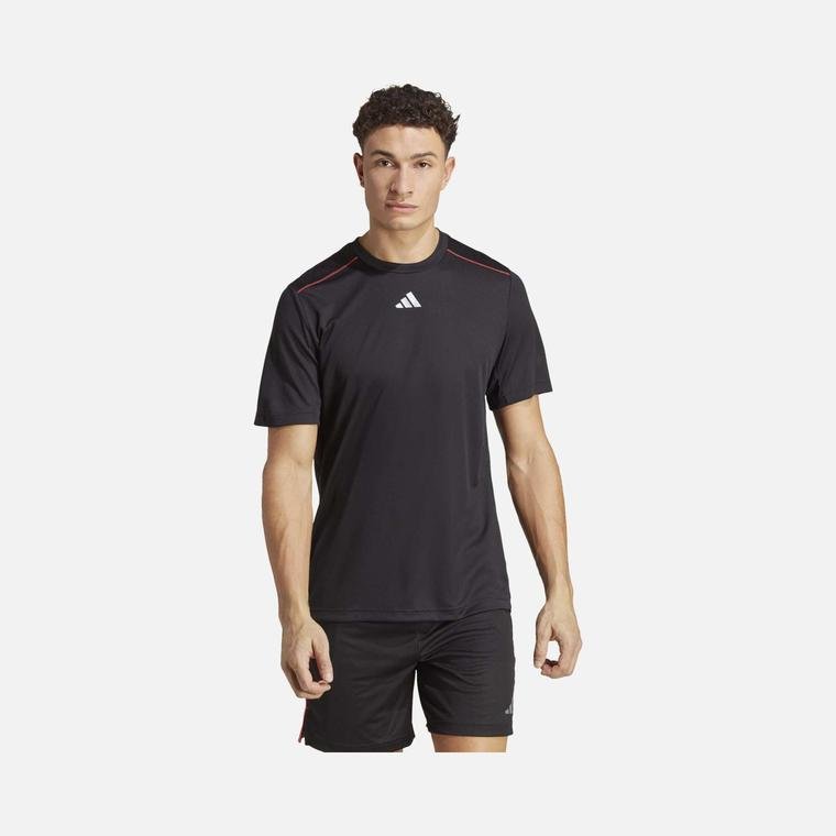 adidas AEROREADY Workout Base Logo Training Short-Sleeve Erkek Tişört