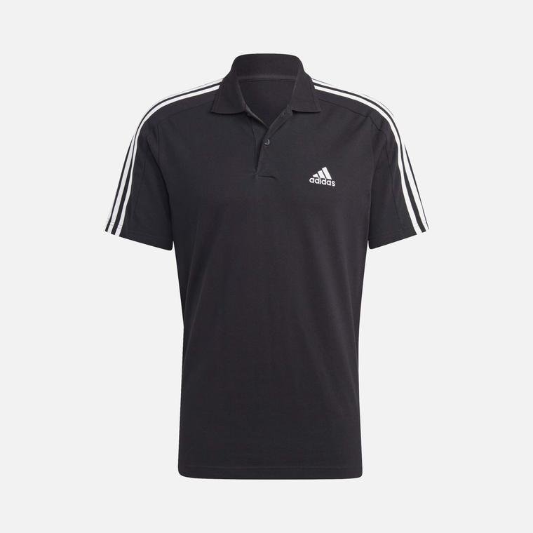 adidas Essentials Piqué Embroidered Small Logo 3-Stripes Polo Short-Sleeve Erkek Tişört