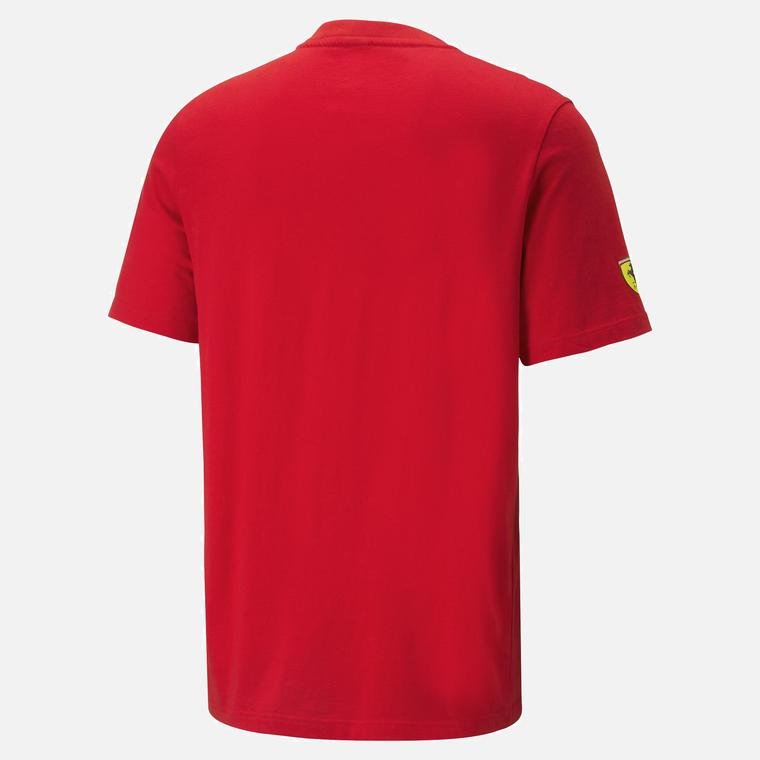 Puma Sportswear Ferrari Race Big Shield Short-Sleeve Erkek Tişört