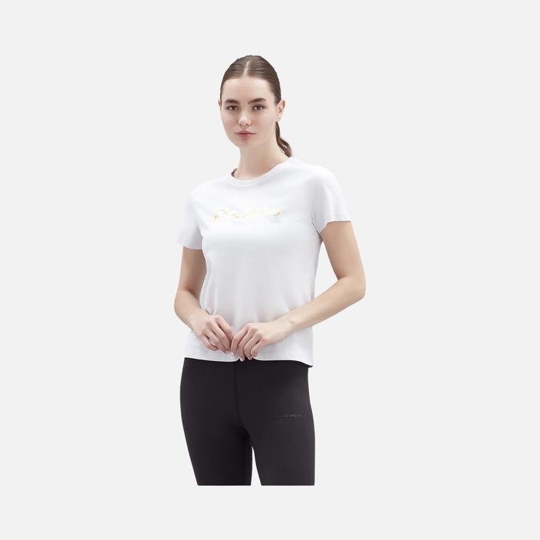 Skechers Sportswear Graphic Shiny Logo Short-Sleeve Kadın Tişört