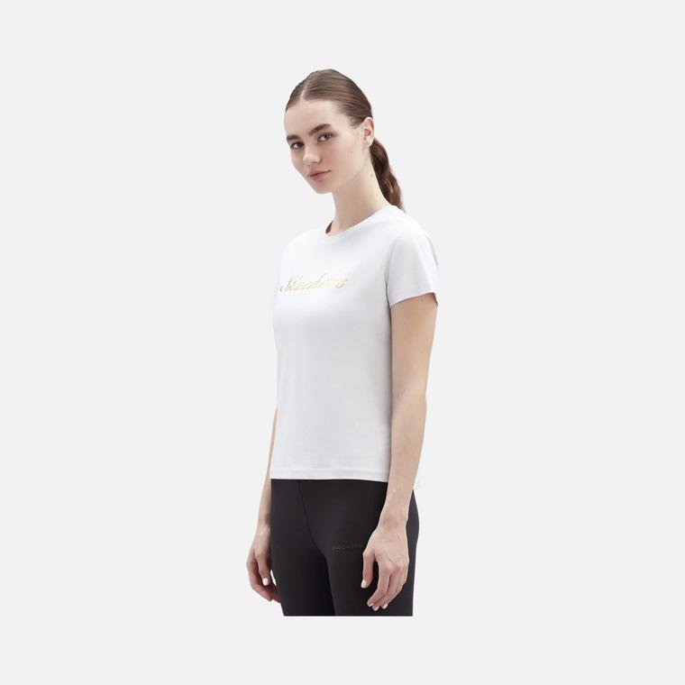 Skechers Sportswear Graphic Shiny Logo Short-Sleeve Kadın Tişört