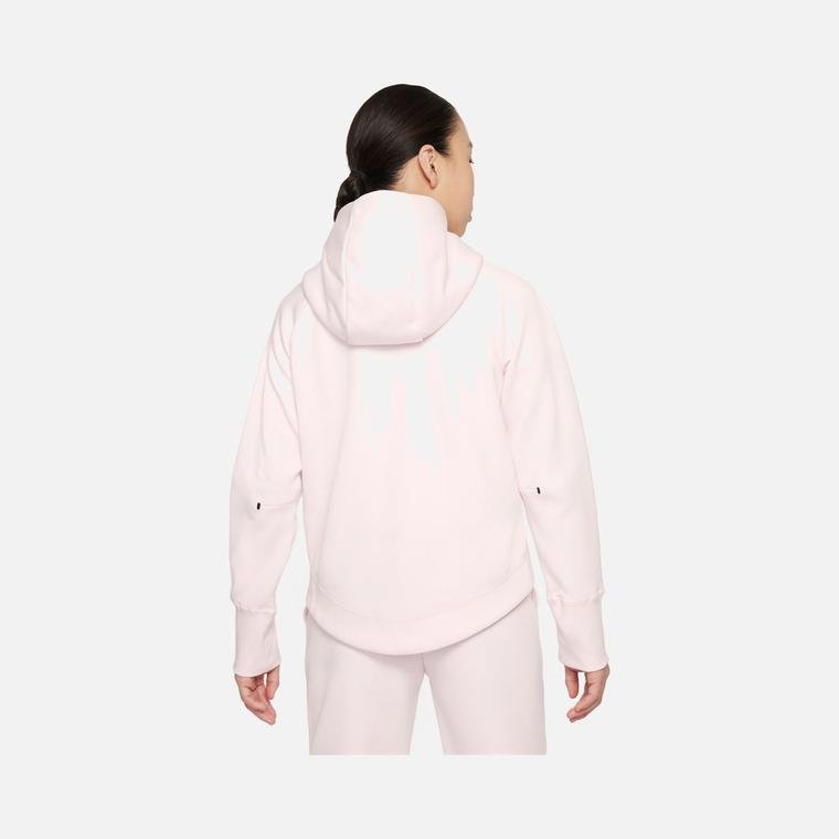 Nike Sportswear Tech Fleece Full-Zip Hoodie (Girls') Çocuk Sweatshirt
