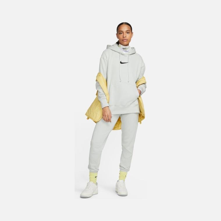 Nike Sportswear Gel-Midi Swoosh Oversized Fleece Pullover Hoodie Kadın Sweatshirt