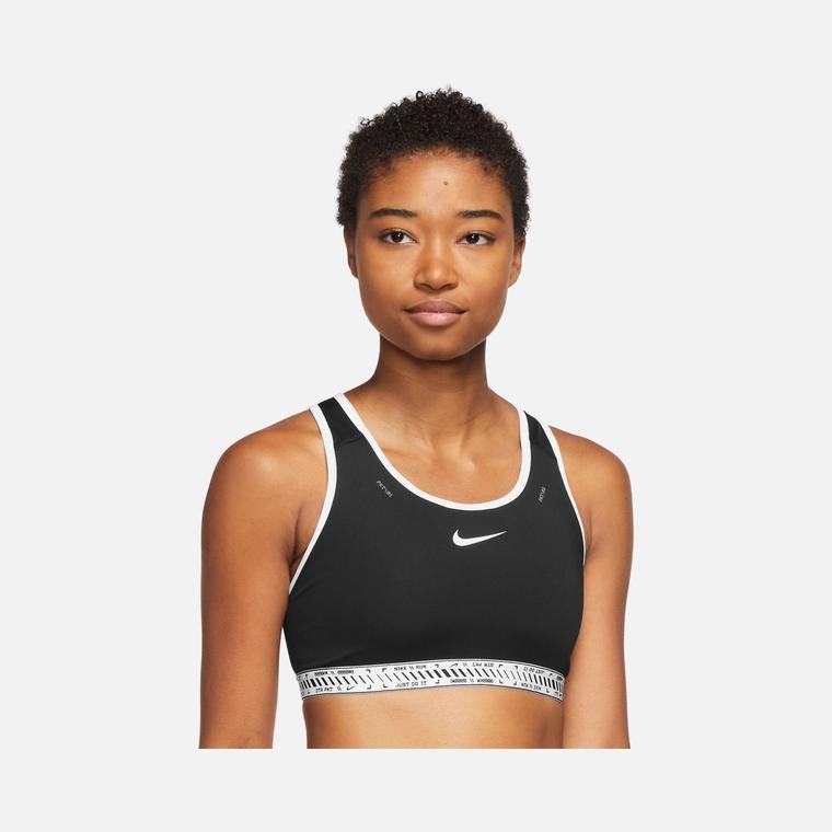 Nike Swoosh On The Run Medium-Support Lightly Lined Sports Kadın Bra