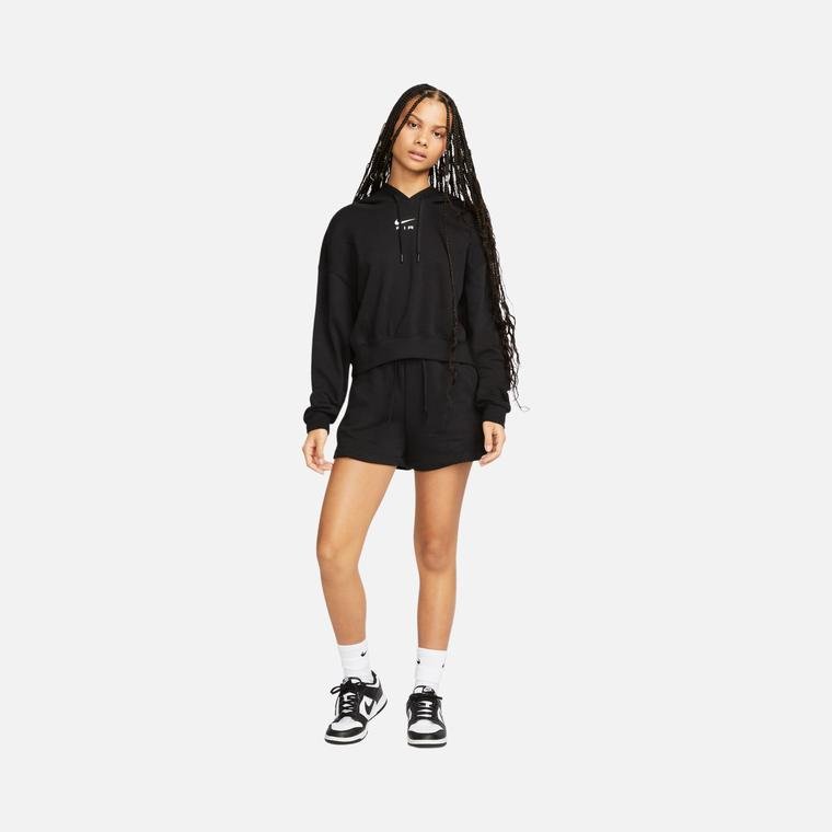 Nike Sportswear Air Oversized Crop Fleece Hoodie Kadın Sweatshirt