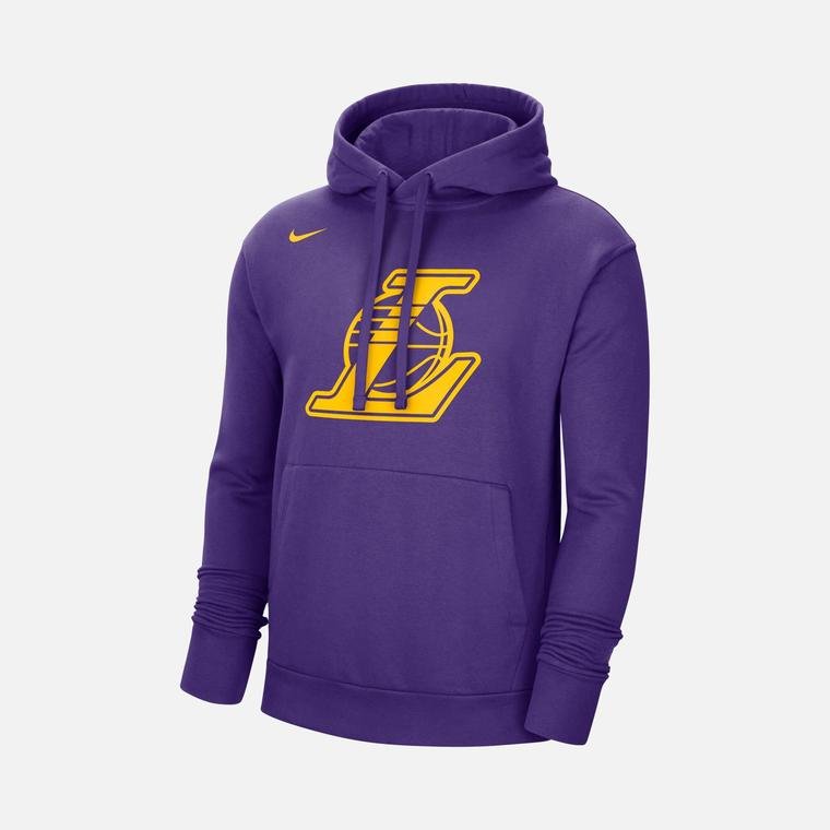 Nike Los Angeles Lakers Essential NBA Fleece Pullover Hoodie Erkek Sweatshirt
