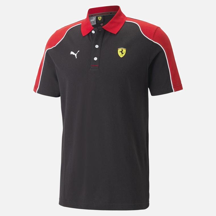 Puma Sportswear Scuderia Ferrari Polo Short-Sleeve Erkek Tişört