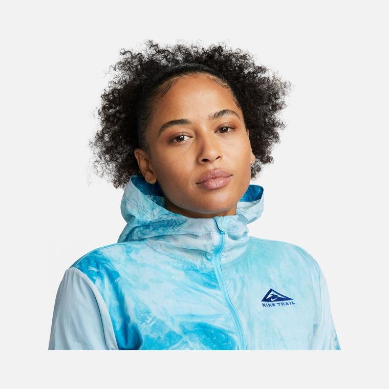 Nike Repel Trail-Running All-Over Printed Recoverable Full-Zip Hoodie Kadın Ceket