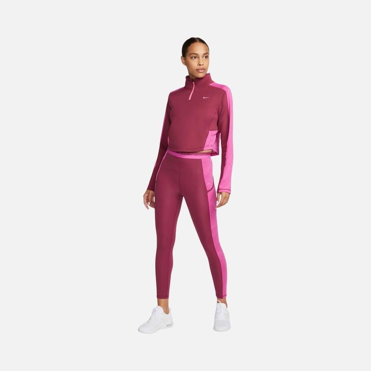 Nike Dri-Fit Long-Sleeve 1/4-Zip Training Long-Sleeve Kadın Tişört