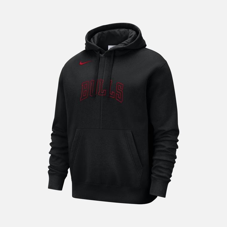 Nike Chicago Bulls NBA Fleece Pullover Graphic 2 Hoodie Erkek Sweatshirt