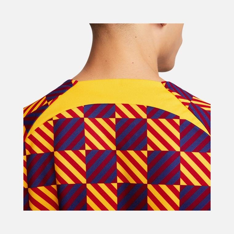 Nike F.C. Barcelona Pre-Match Football Short-Sleeve Erkek Tişört