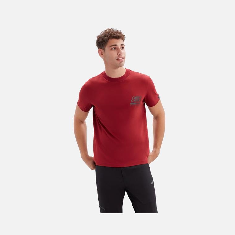 Skechers Chest Logo Short-Sleeve Erkek Tişört